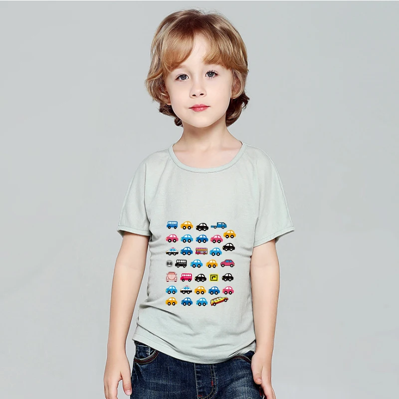 Heat Transfer Stickers Mini Car Set Patch For Boys Girls Iron-On Clothing Children Diy Washable Patches On T-Shirt | Дом и сад