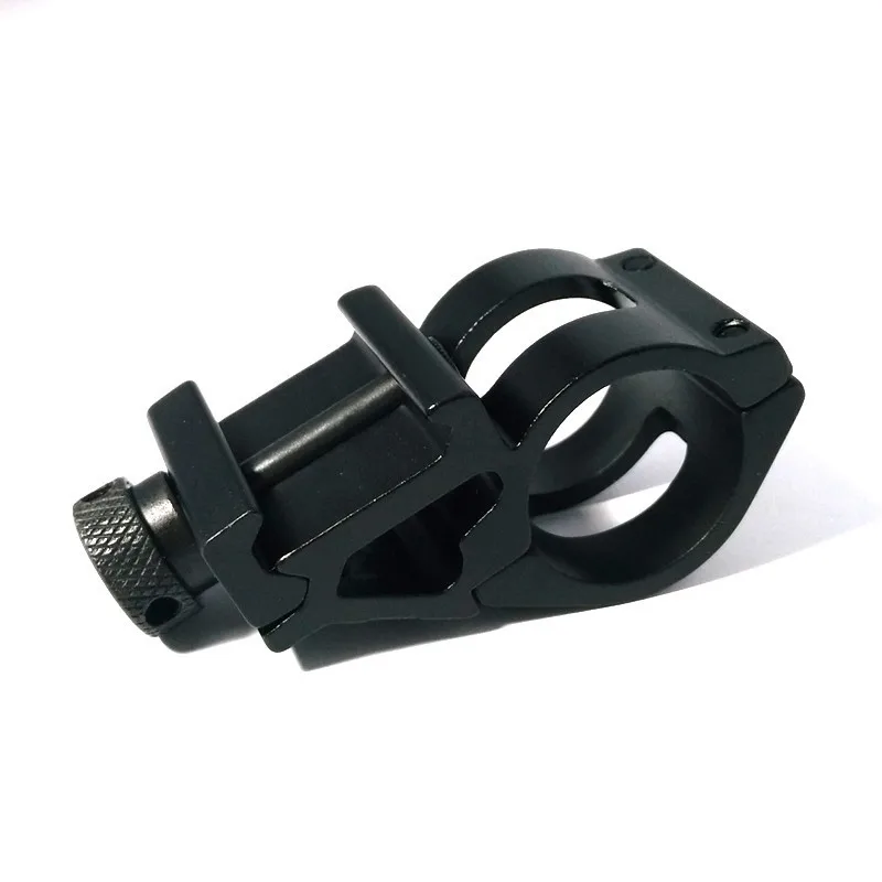 

Red Dot Sight Accessories T2008 Quick Release Crooked Neck Tube Clamp Bracket 25.4MM Flashlight Bracket