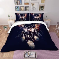 dreamcatcher bedding set duvet cover pillowcase black color twin full queen king 3pcs
