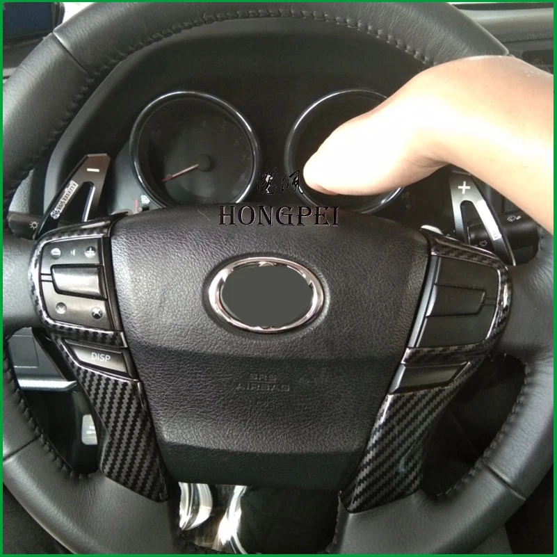 Отделка на руль из АБС пластика декоративная кнопка управления рамка наклейка с