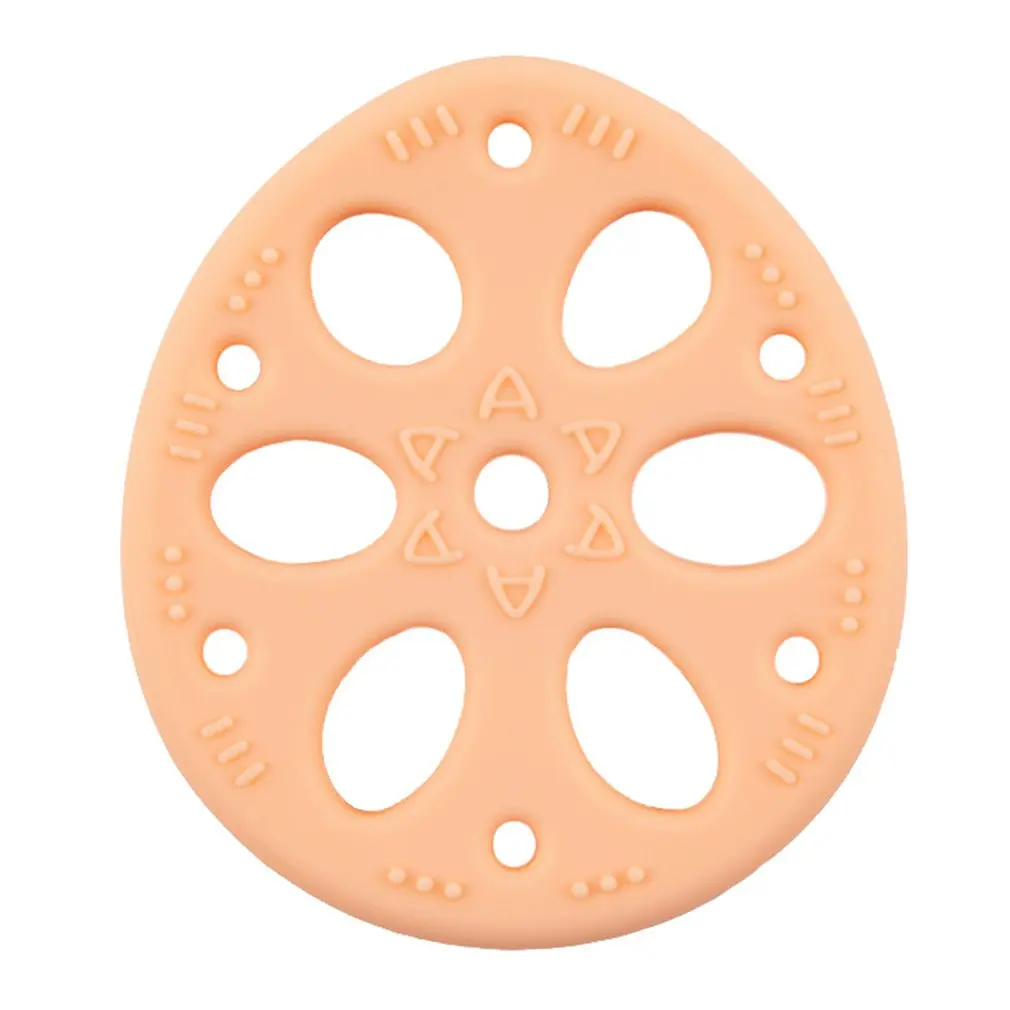 

Infant Teether Safe Use Silicone Chews Nurse Gift Toys Lotus Root Shape Teething Toys For Teeth Infant Teethers