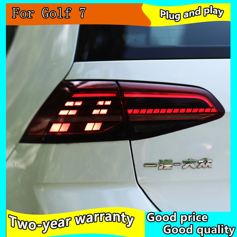 

Car Styling for VW Golf 7 Golf 7.5 Taillight 2013-2018 MK7 MK7.5 LED Rear Lamp DRL+Brake+Park+Dynamic Signal+Reversing light