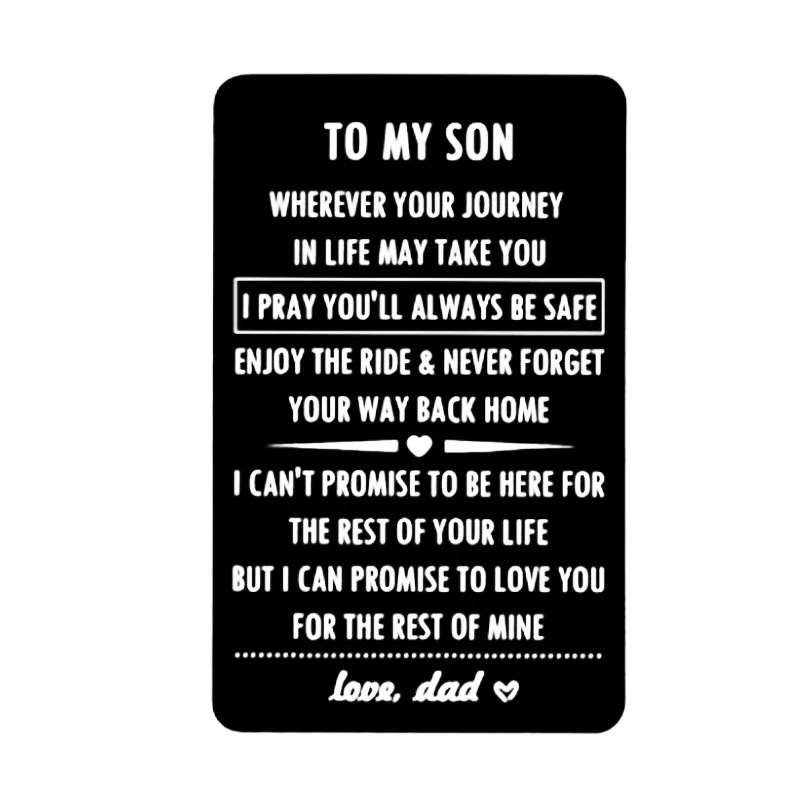 Модные кошельки для женщин и мужчин металлический кошелек с надписью TO MY Child