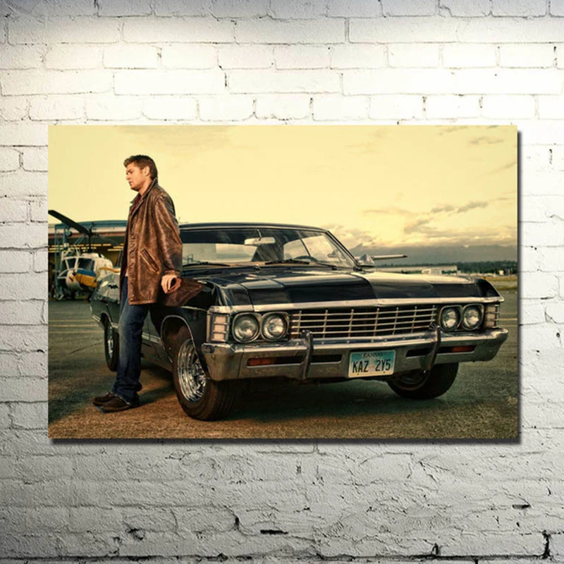 Сверхъестественный дьявол художественный плакат на холсте печать ТВ сериала