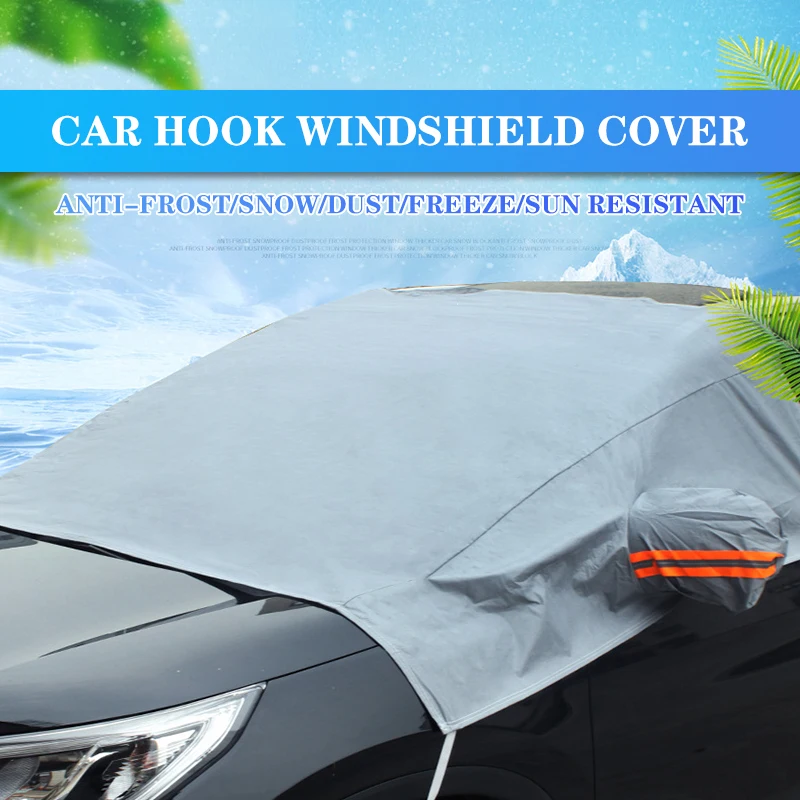 

Universal Car Front Window Windscreen Covers Sunshade Cover Snow UV Ice Shield For Windshield Winter Summer