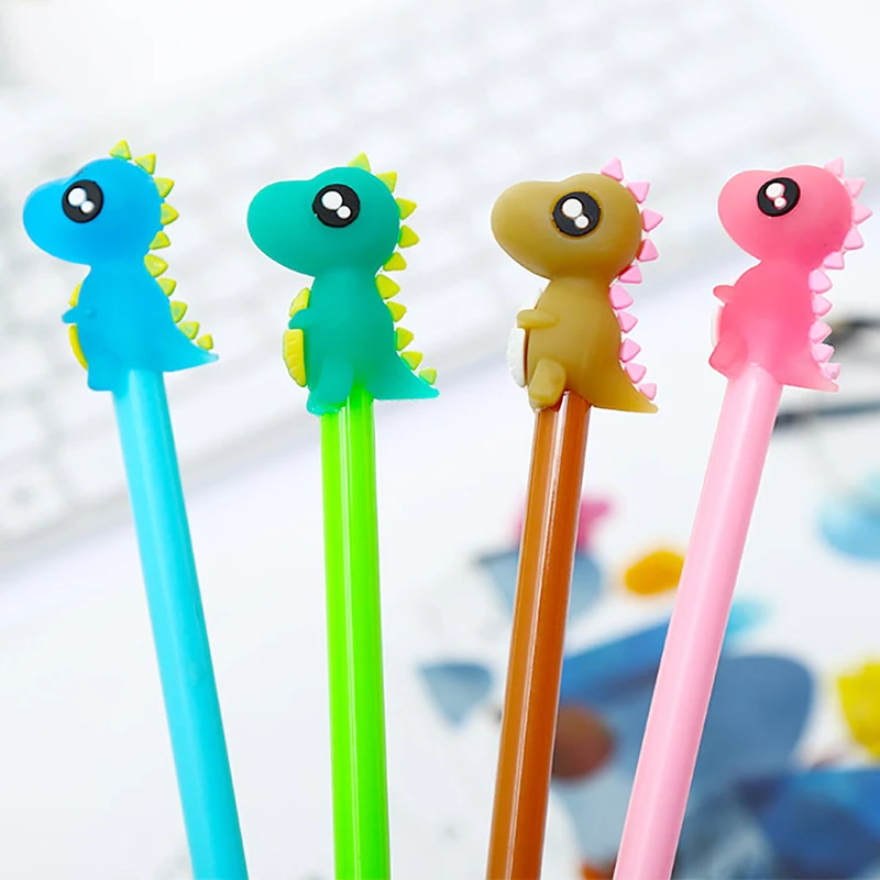 

36Pcs Novelty Funny Cute Dinosaur Gel Pens Kawaii Office Accessory School Stuff Thing Ballpoint Stationery Rollerball Material