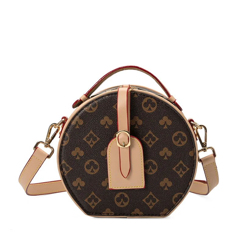

Women's Bag Clutch Bag Summer Fashion Niche with Single Shoulder Bag INS Printed Cross-slung Small Round Bag