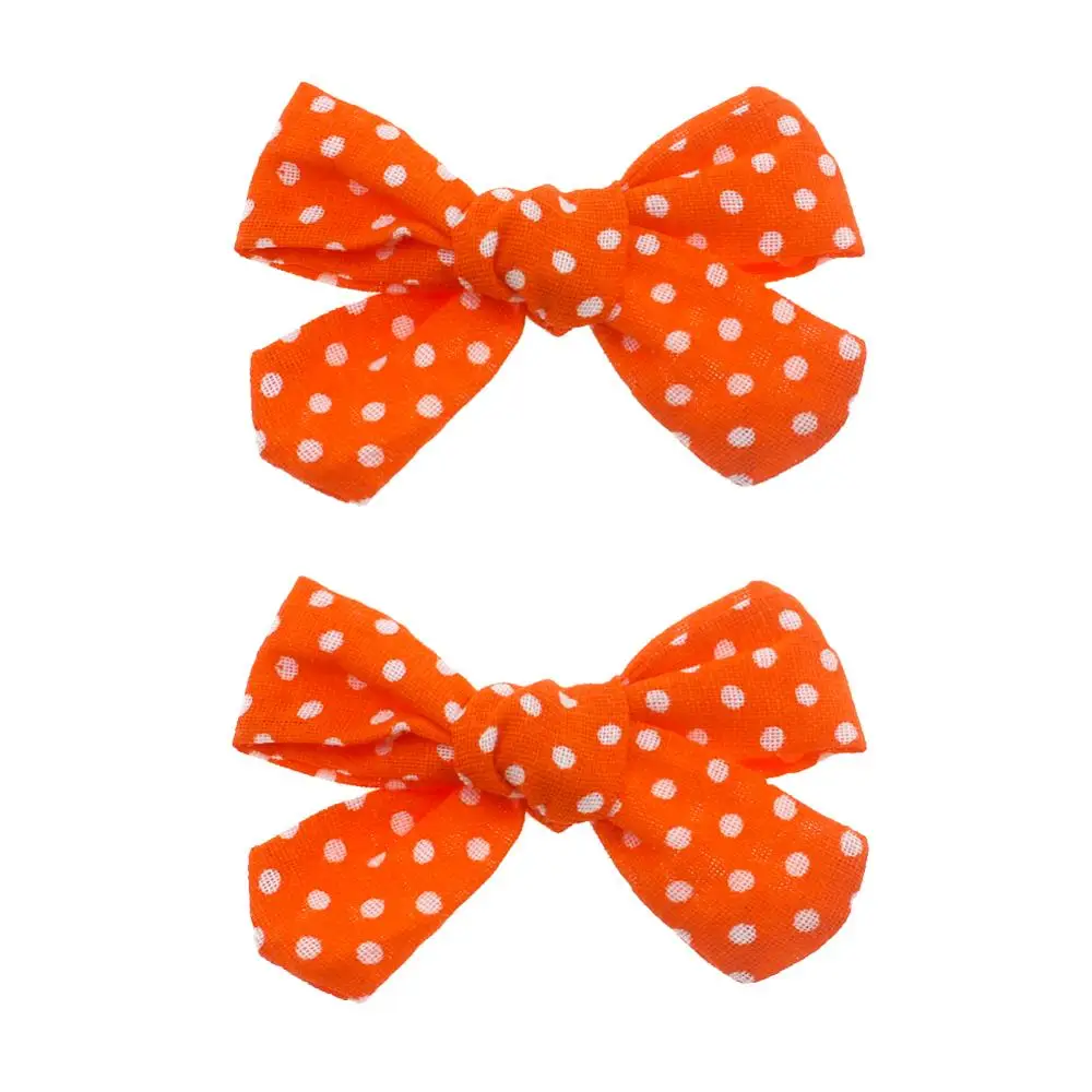 2 шт./компл. детские заколки-пряжки из хлопка |