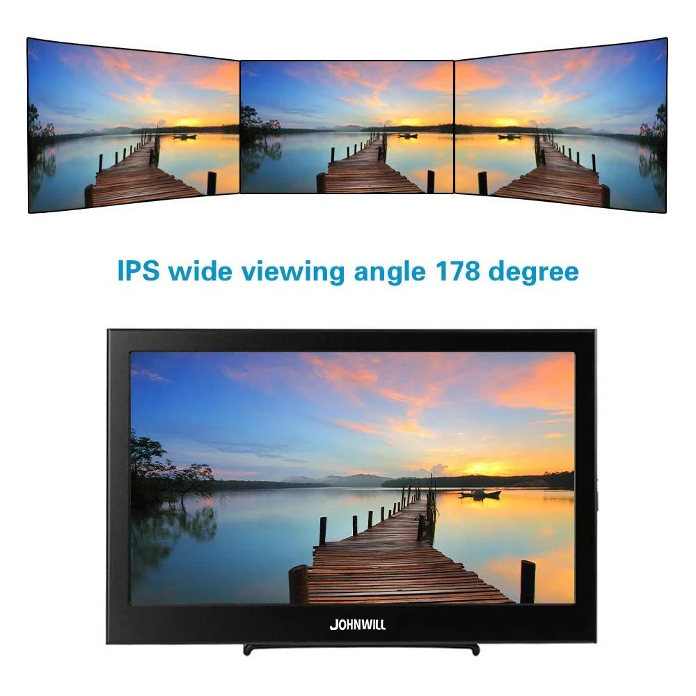 Портативный игровой монитор ПК 11,6 дюймов ЖК-дисплей экран 1080P ips HD mini VGA HDMI компьютерный монитор для ноутбука Raspberry Pi PS4