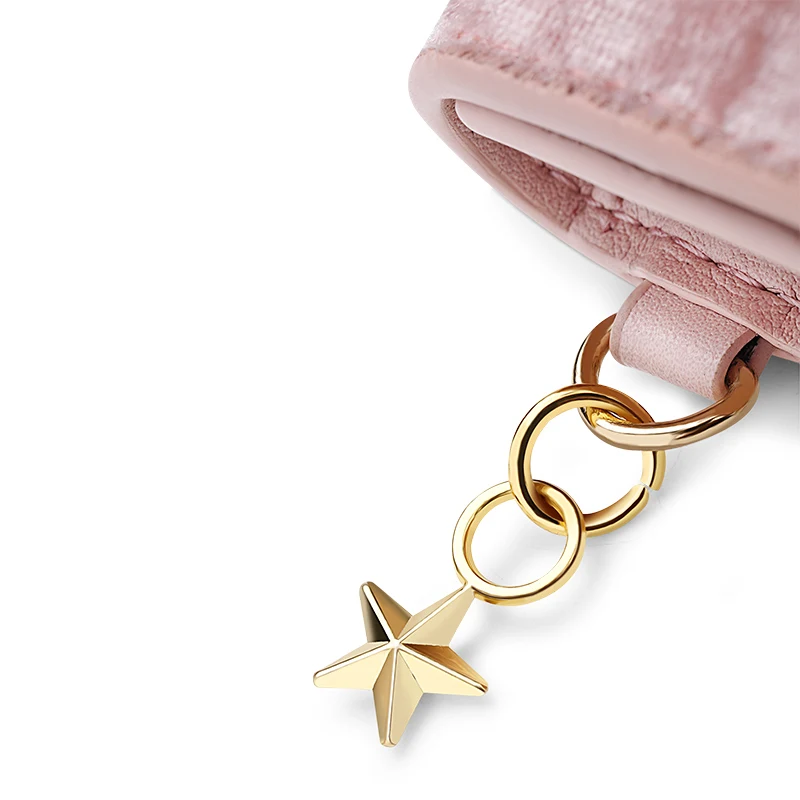 Женский кошелек милый женский для кредитных карт девичий стиль рисунок звезды