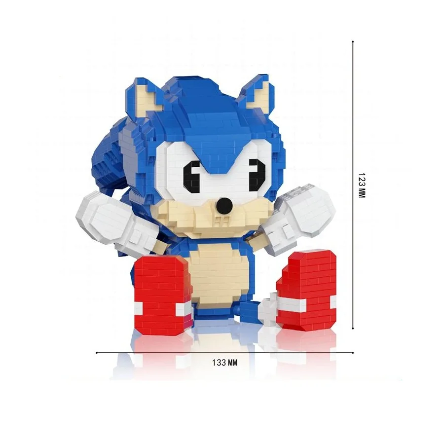 

Mini Blcoks Cartoon Building Bricks Sonic Model Brinquedos Toys for Children New Year Gifts Girls Christmas Present Kids Toys