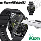 3D полная защита экрана с изогнутыми краями для Huawei Watch GT 3 46 мм ремешок из закаленного стекла пленка для часов для Huawei watch GT3 аксессуары
