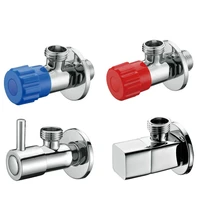 triangle valve of cold and hot water toilet brass thickening and lengthening angle valve 8 shaped valve of water heater