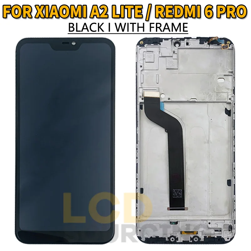 ЖК-дисплей 5 84 дюйма для Xiaomi A2 Lite с сенсорным экраном дигитайзер в сборе рамка Redmi 6