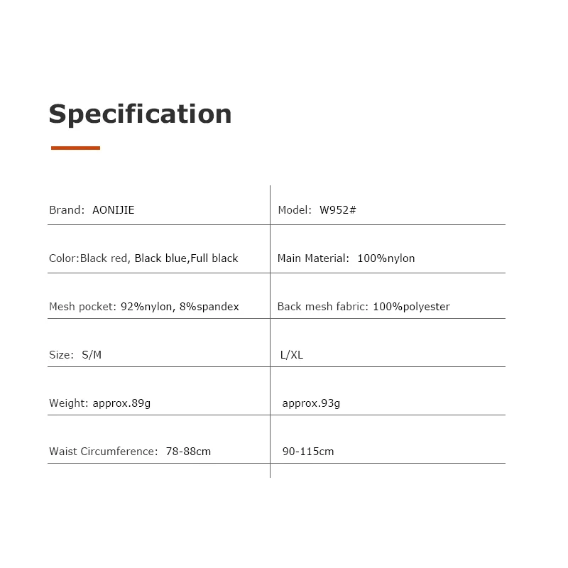 

AONIJIE W952 Slim Running Waist Bag Belt Fanny Hydration Pack Water Bottle Holder for Travel Money Marathon Gym Workout Fitness