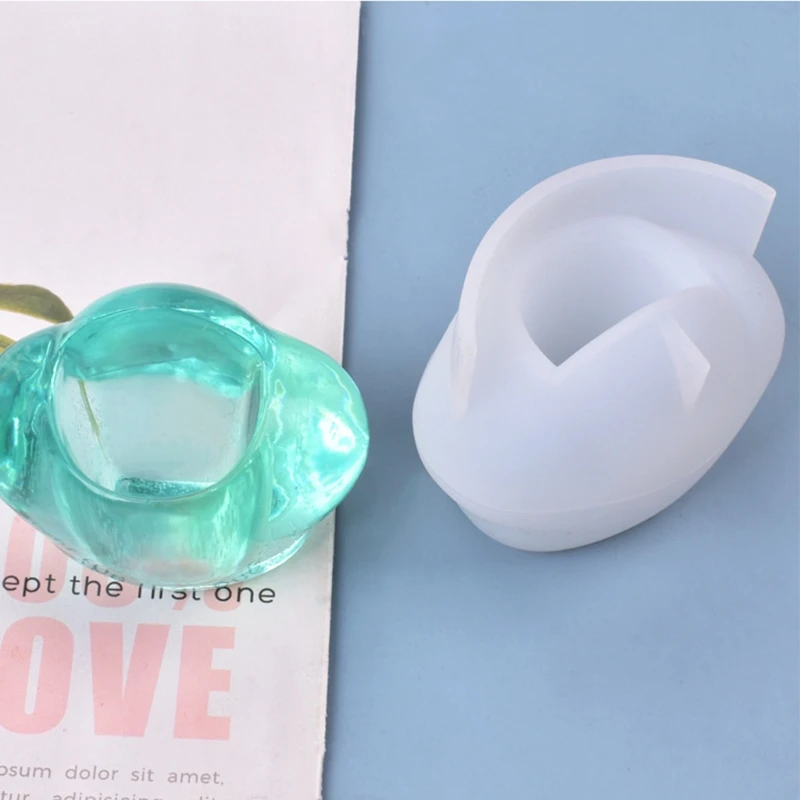 

DIY Crafts Decoration Crystal Epoxy Resin Mold Pen Holder Casting Silicone Mould MXME