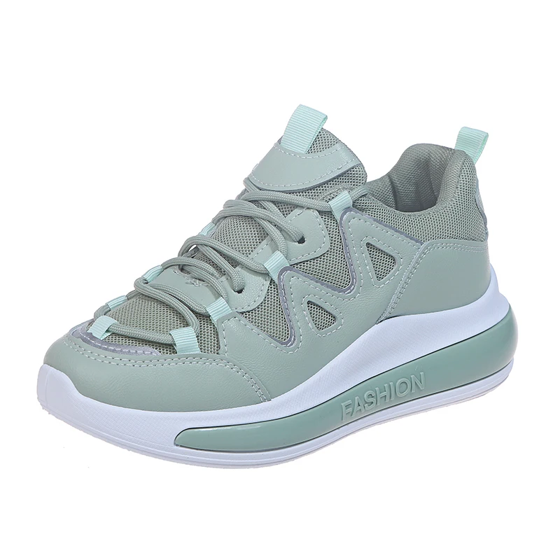 

New Flats Women Walking Shoes woman Female Comfortable Breathable Mesh lace-up Casual Vulcanize shoes women shoes mujer zapatos