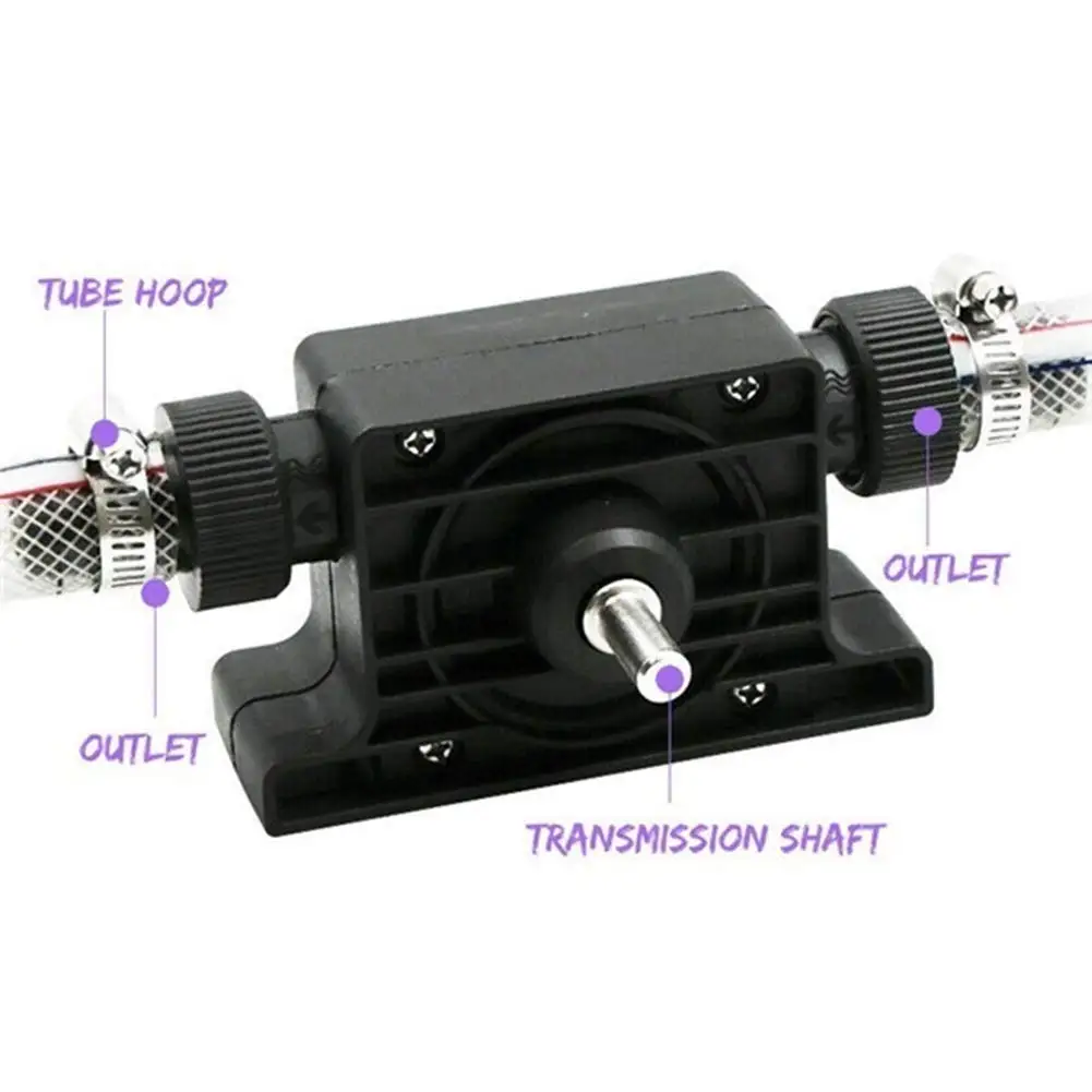 

Newly Electric Drill Drive Pump Oil Water Mini Self Priming Transfer Pump Portable Corrosion Resistant XSD88