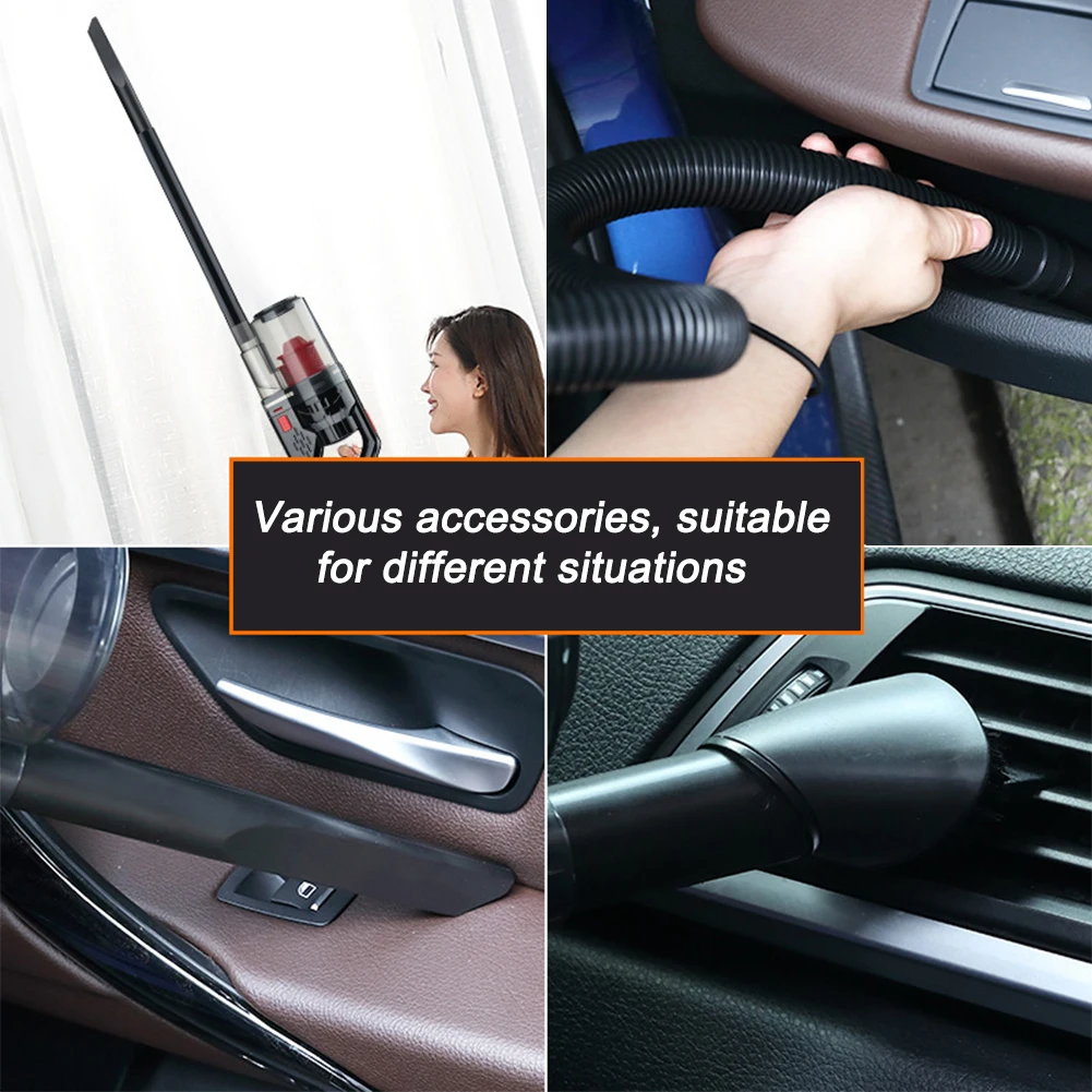 

Car Wireless Vacuum Cleaner Portable Handheld Vacuum Cleaner 150W 6000PA Strong Power Suction Wired Vacuum Cleaners for Car Home
