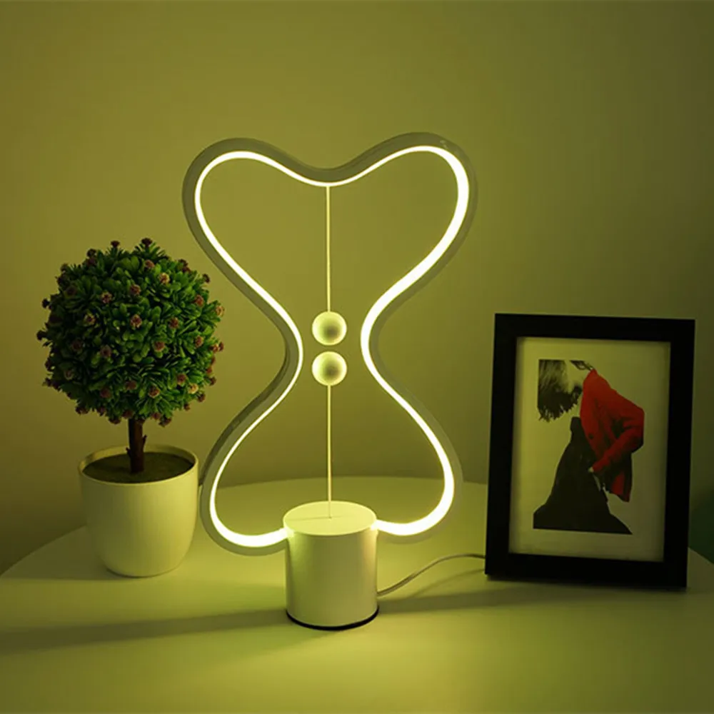 Семь цветов сменный светильник Heng Balance светодиодный ночник USB питание домашний