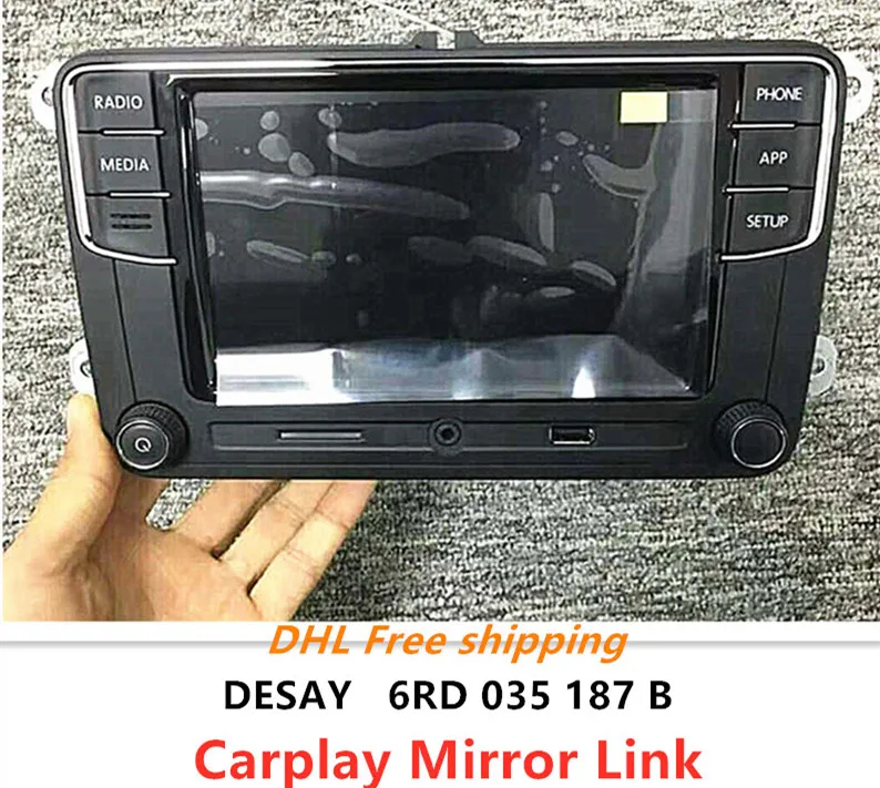 Desay RCD330 автомобиль радио Carplay Зеркало Ссылка RCD340 плюс 6RD 035 187B для VW Модели Авто Polo, Golf, Passat MK5 MK6 B6 B7 Tiguan EOS Bettle T5