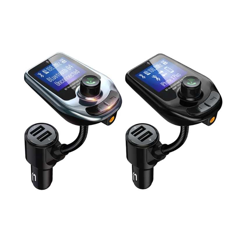 

Автомобильный MP3 Bluetooth плеер FM передатчик QC3.0 автомобильное зарядное устройство с поддержкой TF карты AUX гарнитура для звонков автомобильный ...