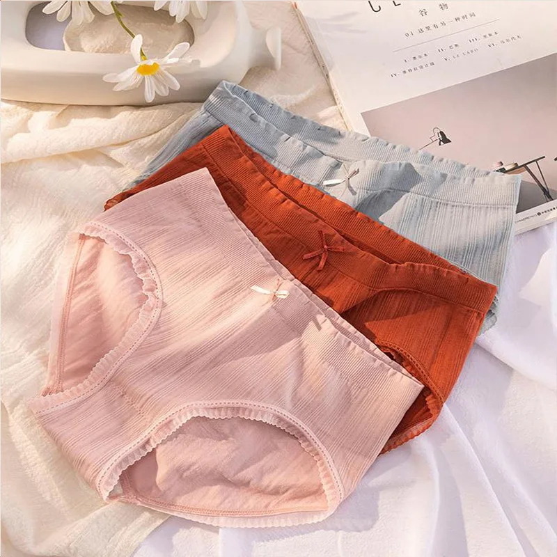 

Mid-waist Seamless Lace Ladies Panties With Breathable Hip-lifting Triangle Women's Panties Close-fitting Ladies Underwear Pants
