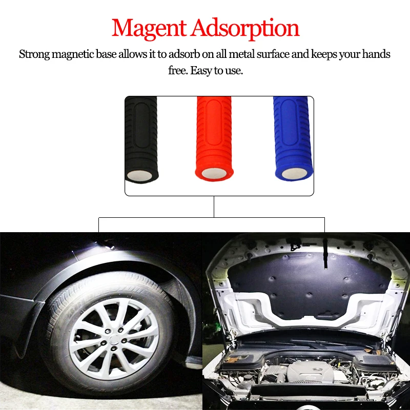 Портативный Рабочий мини-фонарик с магнитной основой | Лампы и освещение