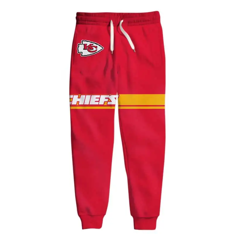 

2021 Kansas City Fashion men's red rest sweatpants