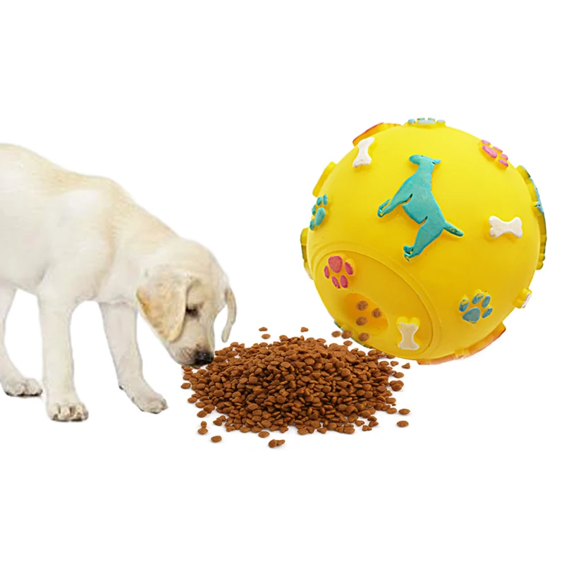 Игрушка для домашних питомцев интерактивный мяч прорезывания зубов у маленьких