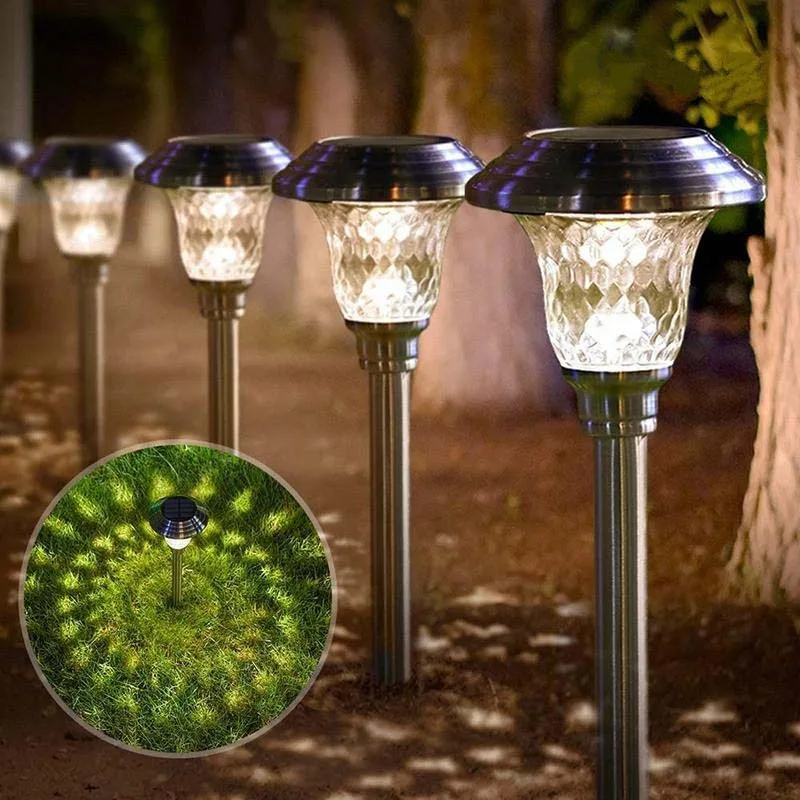

1pcs solar flood light projection lamp outdoor lamp waterproof courtyard garden decoration led patch flood light path light