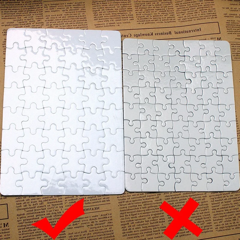 Сублимационная пустая головоломка 10 шт./лот DIY Craft A5 пазл для сублимации чернил |
