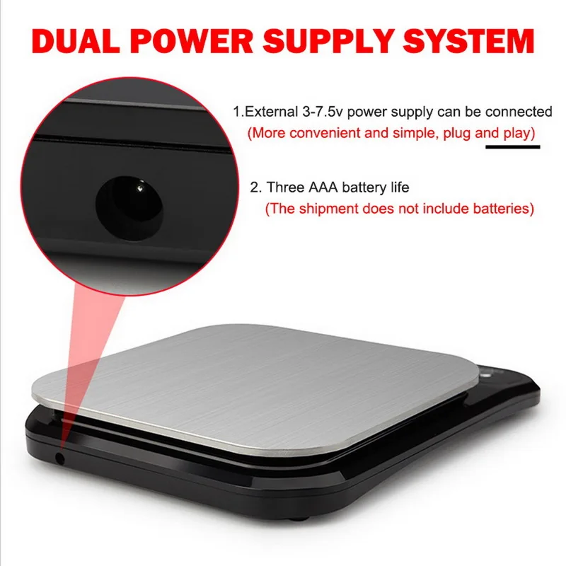 

10kg/1g 3kg/5kg 0.1g Digital Scale High Quality Stainless Steel Weighting Scale Baking Precision Electronic Weight Kitchen Scale