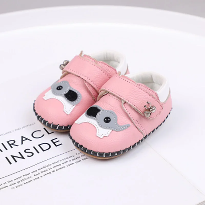 Leather Baby Shoes For Girl Soft Sole Brand Infant Months Autumn Boots 2019 First Walkers Footwear |