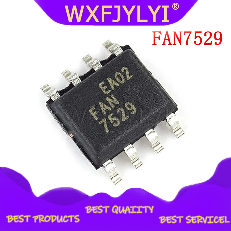 5 шт./лот FAN7529MX SOP8 FAN7529 7529 SOP SMD