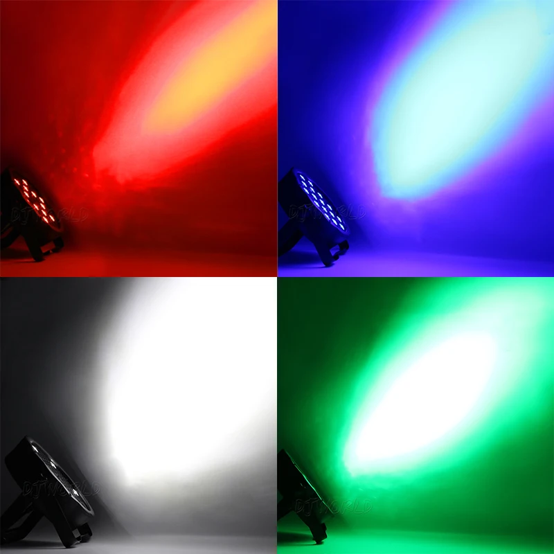 Светодиодный, плоский, Par 54x3 Вт, RGB, цветной светильник, стробоскоп, DMX контроллер для дискотеки, DJ, музыки, вечерние, Клубные, танцевальный пол, бар, затемняющий сценический светильник