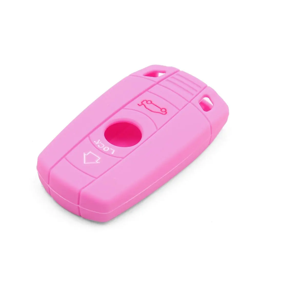 Uxcell розовый Силиконовый Автомобильный Дистанционный флип чехол для брелка с