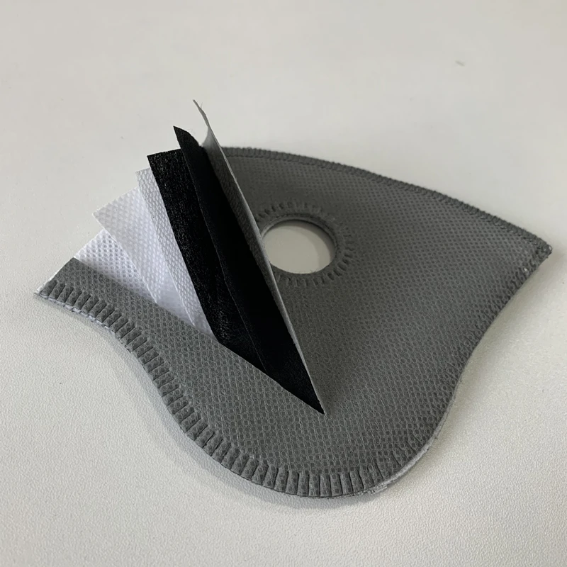 Оптовая продажа 20 шт./лот маска для велоспорта портативной фляги фильтра 5 слоев