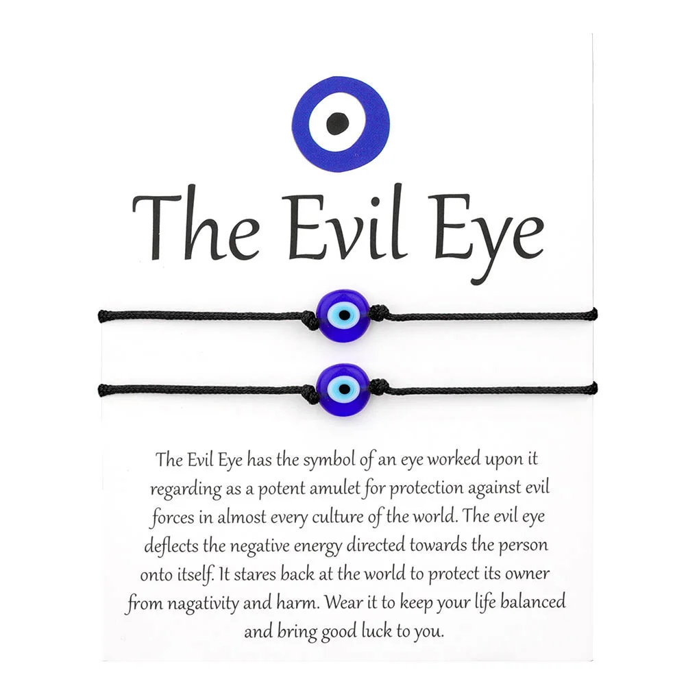 Браслеты ручной работы с изображением сглаза регулируемый браслет-гирлянда Kabbalah