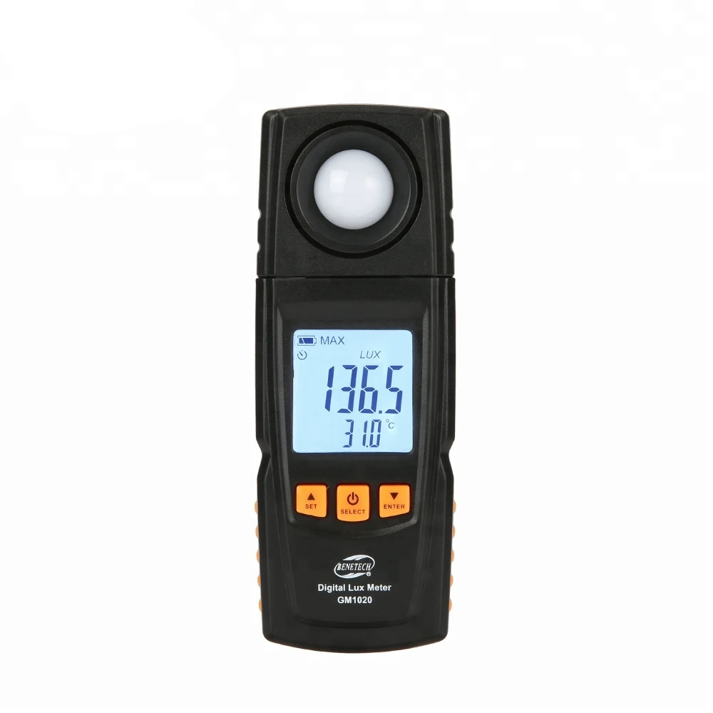 Benetech GM1020 цифровой люксовый измеритель светодиодный дисплей портативный