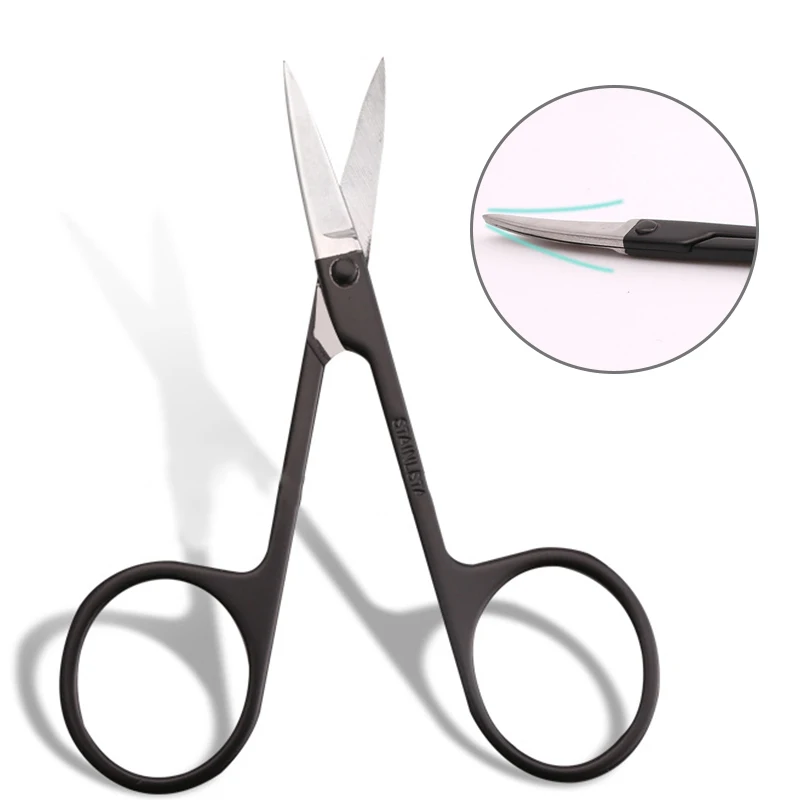 Новые профессиональные ножницы для бровей ногтей носа ресниц кутикулы из