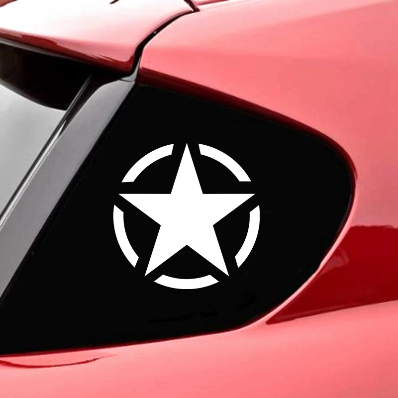 CS-10603# Vinyl Decal Off Road Offroad 4x4 Army Star Car Sticker Waterproof Auto Decors on Truck Bumper Rear Window - купить по