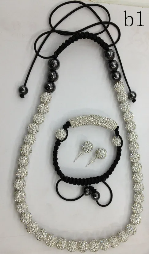 

Wholesale! white 10mm Micro Pave CZ Disco Ball Beads crystal Bracelet Necklace Tss85S Free Shipping Crystal Jewelry