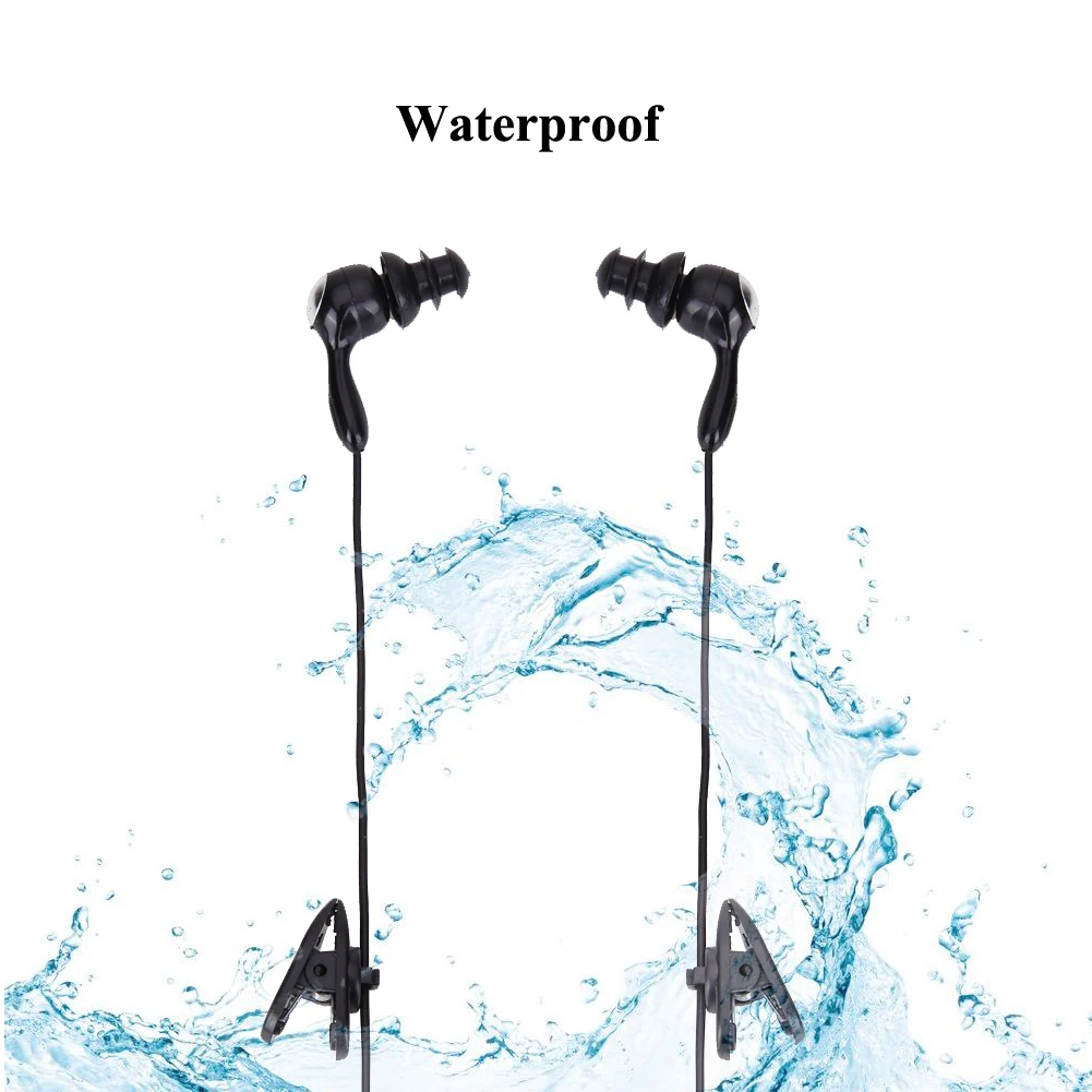 3 5 мм спортивные наушники вкладыши для плавания водонепроницаемые iPhone MP3