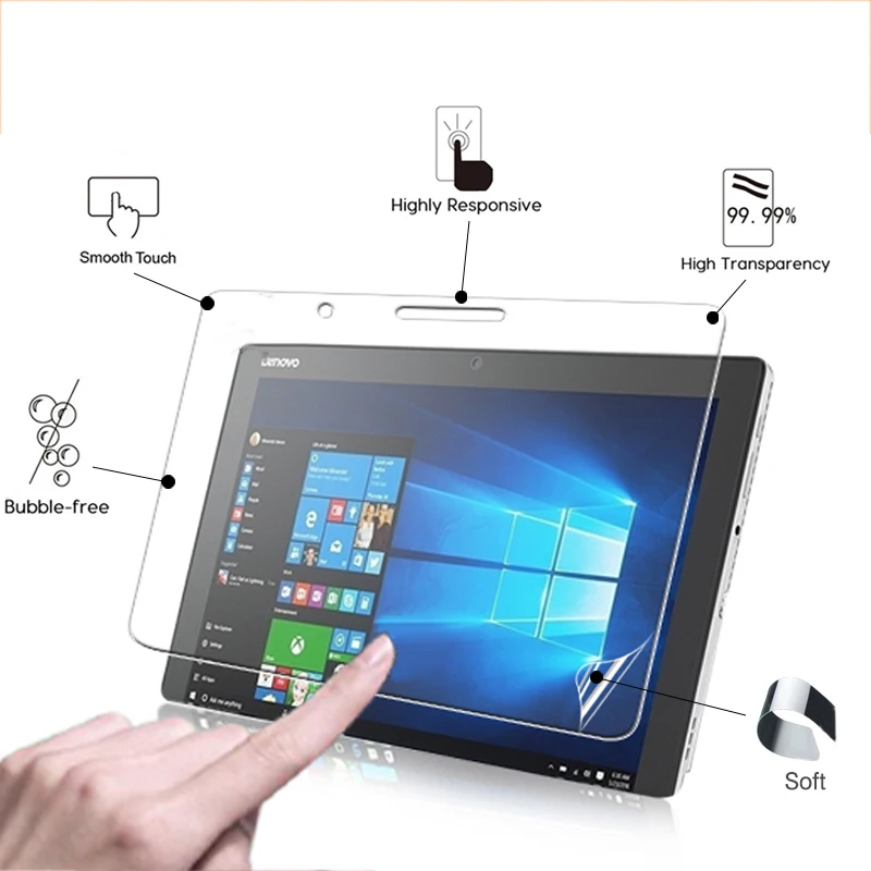 

High Clear Glossy screen protector film For Lenovo MIIX 5 Pro 12.2" tablet front HD lcd screen protection films in sotck