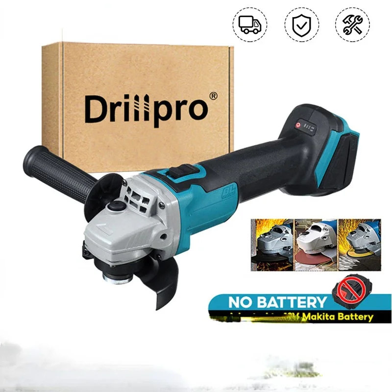 

Беспроводная ударная угловая шлифовальная машина для Makita, 18 в, 125 мм