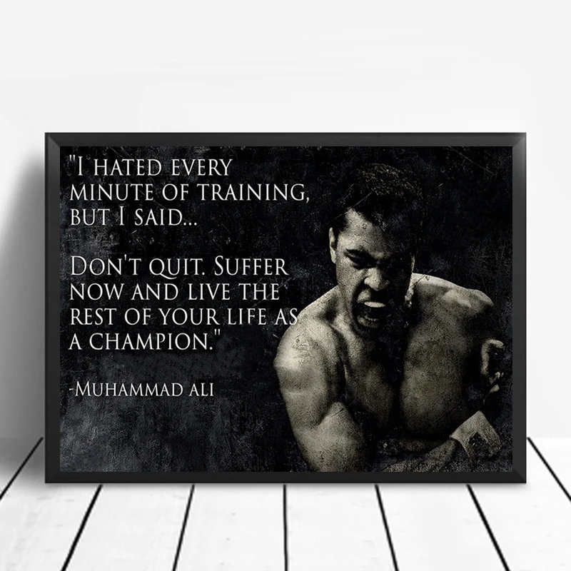 

Boxer Poster Inspirational Boxing Poster Wall Art Wall Painting Living Room Decoration Home Tyson Star Decoration Painting