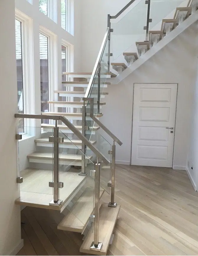 Бесплатная доставка 304 # атласная отделка детали для лестницы с плоской