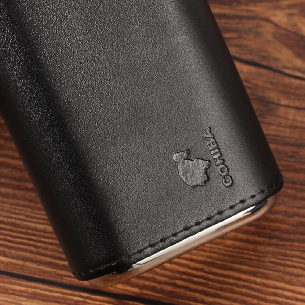 COHIBA Портативный чехол для сигар кожаная коробка аксессуары дерево кедра с