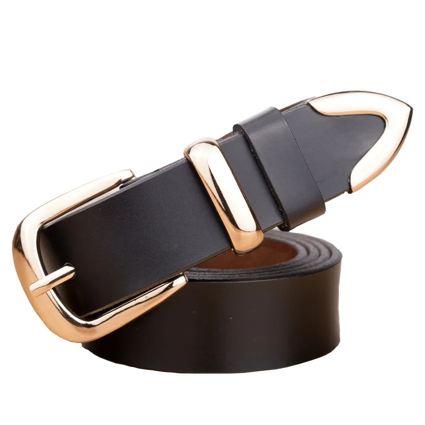 Real Cowskin Leather Fashion Designer Belt Women Brands Belt Hot Women Candy Color Strap Belts